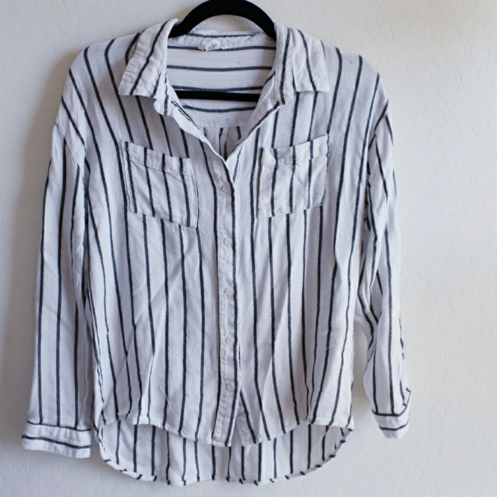 Super Soft White Button-Up
